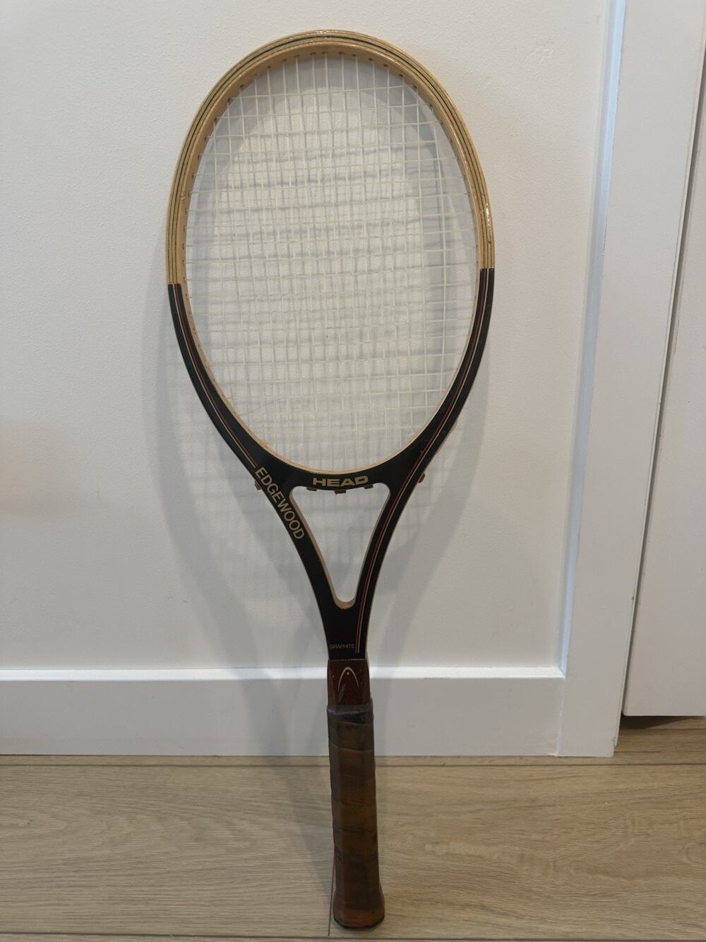 Vintage AMF HEAD Edgewood Tennis Graphite Racquet 4 1/2
